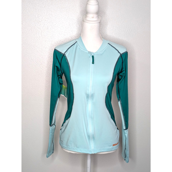 Sea-Doo Women's Long Sleeve Performance Rashguard Size Medium NWT - Picture 1 of 7